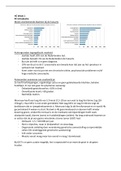 Samenvatting OPMAAT week 1-3 + Thema pijn ALLES