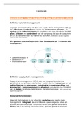 Samenvatting logistiek Simon Van Beveren