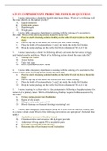 ATI RN COMPREHENSIVE PREDICTOR FORM B-180 QUESTIONS