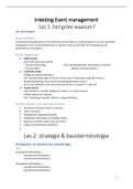 Volledige samenvatting Inleiding Event Management-EPM-Artevelde