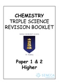 gcse chemistry revision booklet