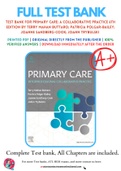 Test Bank For Primary Care: A Collaborative Practice 6th Edition by Terry Mahan Buttaro; Patricia Polgar-Bailey; Joanne Sandberg-Cook; JoAnn Trybulski 9780323570152 Chapter 1-228 Complete Guide.