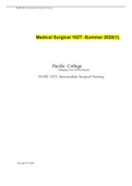 Medical Surgical 102T -Summer 2020(1).