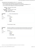 BIO 201L Quiz 6 latest