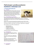 Samenvatting  Pathologie Landbouwdieren