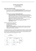 Full Summary Financial Markets (22/23)