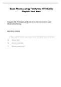 Basic Pharmacology For Nurses 17Th Ed By Clayton