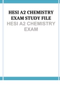HESI A2 CHEMISTRY EXAM STUDY FILE HESI A2 CHEMISTRY EXAM