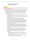 ATI MED SURG STUDY GUIDE 2021- Diseases & Problems Affecting Urinary System 