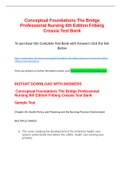 Conceptual Foundations The Bridge Professional Nursing 6th Edition Friberg Creasia Test Bank.docx.pdf