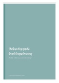 Samenvatting Orthopedagogische Handelingsplanning (OHP) 2de BACH Orthopedagogie HoGent