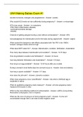 NUTR 400 (UNH) Final Exam Q&A 2022/2023//UNH Nutrition 400 Final Exam Q&A 2022/2023//Macro Exam 1 UNH Q&A 2022/2023//UNH ADMN 400 EXAM ONE Q&A 2022/2023//BMS 507 Exam 1 UNH Q&A 2022/2023//final exam intro to business unh 2022//UNH Marketing 550 Exam 1 Q&A