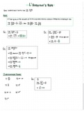 L’Hospital’s Rule Notes Calculus 2 MATH166