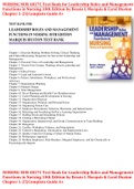 NURSING NUR 4827C Test Bank for Leadership Roles and Management Functions in Nursing 10th Edition by Bessie L Marquis & Carol Huston Chapter 1-25|Complete Guide A+