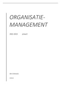 Samenvatting Organisastiemanagement examenleerstof