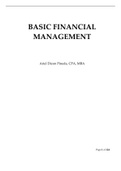 FIN 101 Financial Management Module with Exercises Revised Module