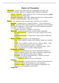 Chapter 7 - Basics of Chemistry