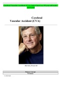 Cerebral Vascular Accident (CVA) John Gates is a 59-year-old male -Answered