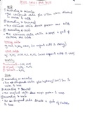 SUMMARY OF ACIDS, BASES AND NOTES CLASS 10 