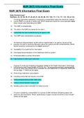 NUR 3870 Informatics Final Exam BEST RATED 100% GREAT!!! NUR 3870 Informatics Final Exam BEST RATED 100% GREAT!!! NUR 3870 Informatics Final Exam BEST RATED 100% GREAT!!! NUR 3870 Informatics Final Exam BEST RATED 100% GREAT!!! NUR 3870 Informatics Final 