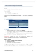 Samenvatting Logistiek en transport ( 1302TEWBDK) (SEM1)