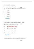 NSG 6435 Week 3 Quiz 1