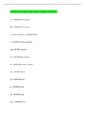 Medication Aide Quizs and Verified Answers