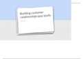 Business Customer Relationship Study Guide 