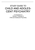 STUDY GUIDE TO CHILD AND ADOLES- CENT PSYCHIATRY A Companion to Dulcan’s Textbook of Child and Adolescent Psychiatry