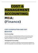 Introduction Cost Accounting And its Classification