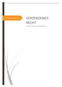 Samenvatting verzekeringsrecht 2021-2022