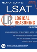 Manhattan Logical  Reasoning LSAT Latest Strategy Guide