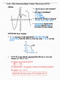 The Intermediate Value Theorem (IVT)