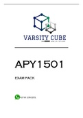 APY1501 MCQ EXAM PACK 2023