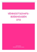 Samenvatting "Vennootschapsboekhouden", 2de bachelor Handelswetenschappen 