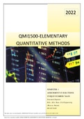 QMI1500-ELEMENTARY QUANTITATIVE METHODS 