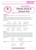 Aldehydes, Ketones and Carboxylic acids