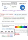 Edexcel GCSE Chemistry Topic 3 - Chemical Changes