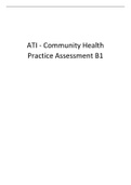 ATI - Community Health Practice Assessment B 2021