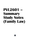 PVL2601 – Summary Study Notes (