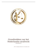 Samenvatting Grondtrekken van het Nederlandse strafrecht