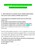 AAPC CPC Practice Exam B.docx Questions with 100% Correct Answers UPDATED 2022