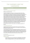 Samenvatting The Gardener and the Carpenter,  Theoretische pedagogiek 2022/2023