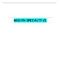 HESI PN SPECIALTY V2