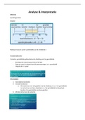 Analyse en interpretatie blok 2