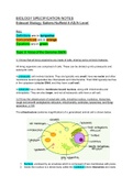 Edexcel Biology A (Salters-Nuffield): Topic 3 GEN (Voice of the Genome) summary