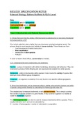 Edexcel Biology A (Salters-Nuffield) Topics 1-4 (AS Level)