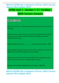 NR 601 LETRS Unit 1 Sessions 1-8 Test | 100% Correct Answers New Update 2023