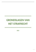 Grondslagen van het (straf)recht: hedendaagse deel