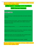 NR 601 LETRS Unit 1 Sessions 1-8 Test | 100% Correct Answers New Update 2023